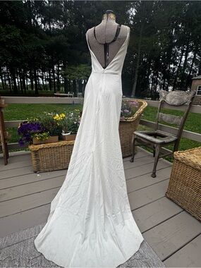 Jenny Yoo White V-Back Bridal Gown